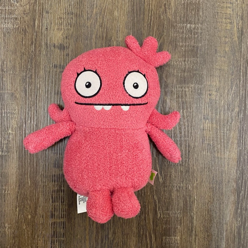 UglyDolls Moxy Plush Toy Kids 10in Pink Good Condition Weighted Hasbro E4552